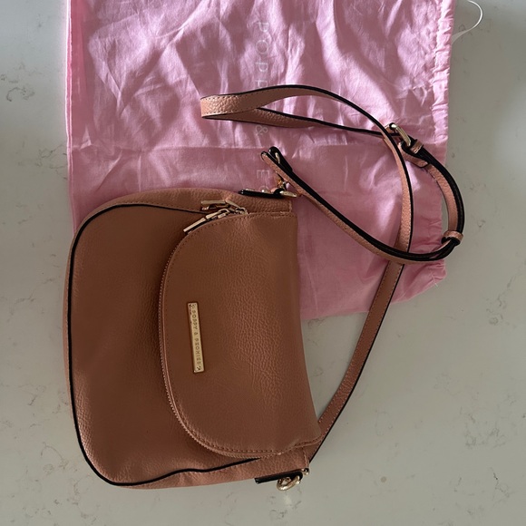 Poppy & Peonies Handbags - Poppy & Peonies Tan Crossbody Bag with Adjustable Strap